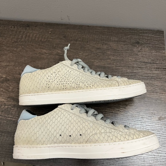 P448 John Margot women’s size 37 python embossed nubuck - Picture 11 of 12